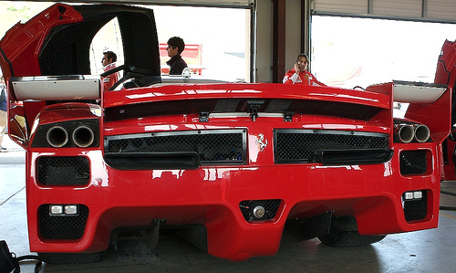 Ferrari FXX vista trasera